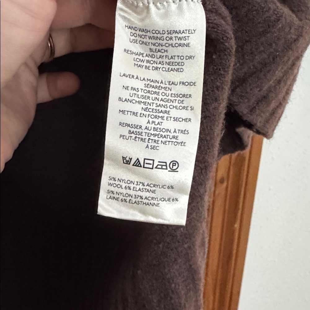 Free people tunic sweater chocolate brown - Picture 5 of 7
